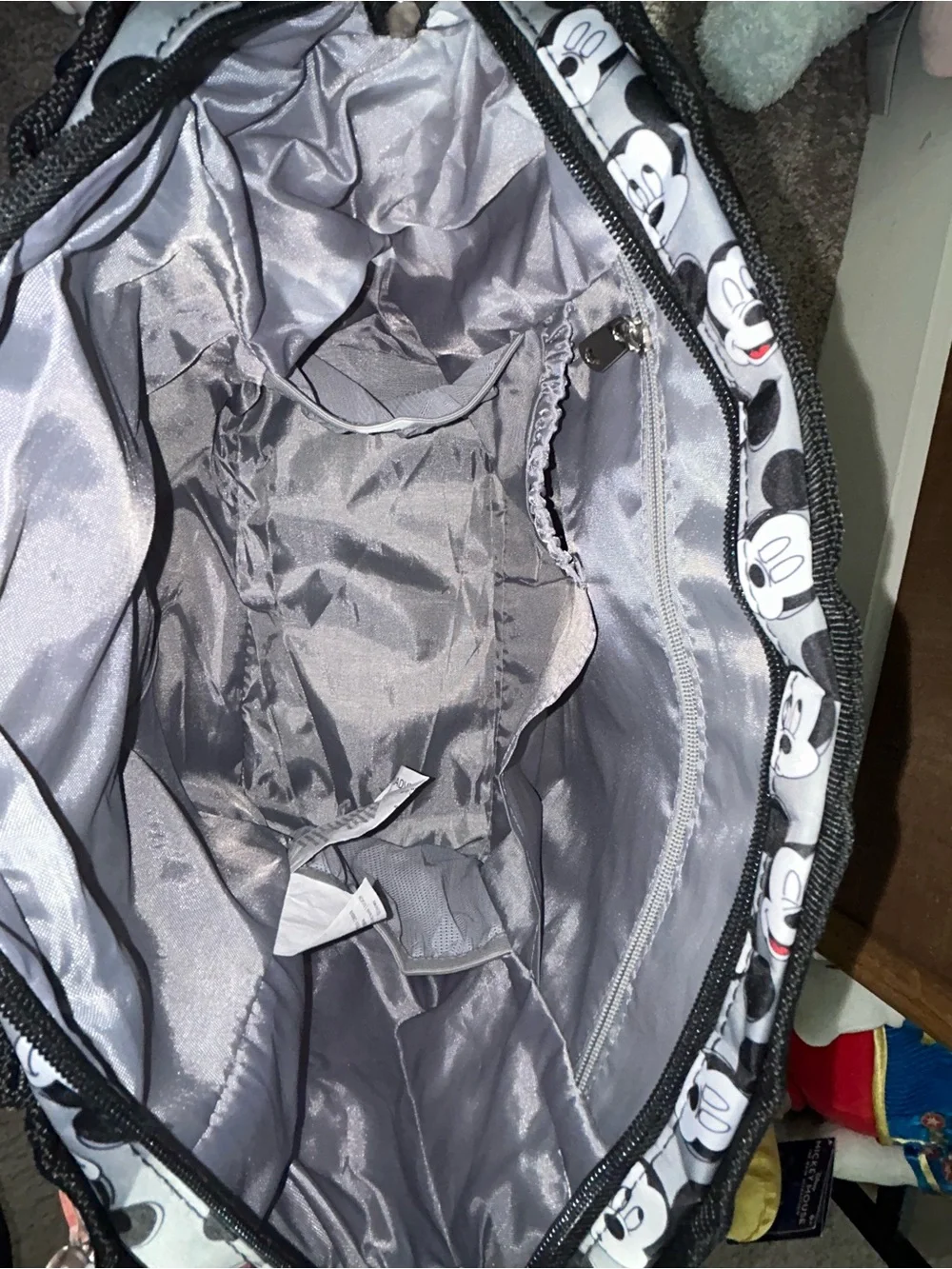 EUC Disney Mickey Mouse Diaper Bag/tote-  w/crossbody and stroller straps